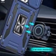 Чохол зі шторкою для камери Camshield Army Ring для Apple iPhone 13 / iPhone 14, ударостійкий кейс з кільцем-тримачем та функцією підставки Navy - изображение 4
