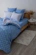 Постельное белье полуторное ТЕП Light Blue Dots ТЕП 2-00881-25066 150х215 см - изображение 4