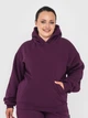 Худи теплое женское Garne Kamala 3041407 2XL Фиолетовое (GR2000002938903) - изображение 1
