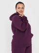 Худи теплое женское Garne Kamala 3041407 2XL Фиолетовое (GR2000002938903) - изображение 3