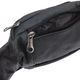 Чоловіча шкіряна сумка на пояс Borsa Leather 1t166m-black - зображення 4