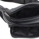 Чоловіча шкіряна сумка на пояс Borsa Leather 1t166m-black - зображення 6