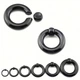 Кільце для пірсингу хард 16х6х10 мм Акрил Mr.Piercing Black - изображение 4