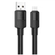 Кабель Hoco Micro USB Solid charging data cable X84 |1M, 2.4A| white - зображення 7
