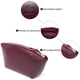 Женская косметичка из кожи Amelin GRANDE PELLE 11300 Сливовая - изображение 10