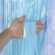 Шторка для фотозоны матовая 1х2м голубая - изображение 2