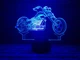 Сменная пластина для 3D светильников "Мотоцикл 3" 3DTOYSLAMP - изображение 1