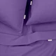 Двоспальна постільна білизна з простирадлом на резинці LIGHT PLUM CS2 - зображення 3