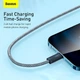 Кабель Baseus Lightning Dynamic Series Fast Charging Data Cable |1m, 2.4A| grey - изображение 3