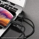 Кабель Hoco Combo Lightning / Micro USB / Type-C Multi-Way X41 |1m, 2.4A| black - зображення 2