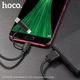 Кабель Hoco Combo Lightning / Micro USB / Type-C Multi-Way X41 |1m, 2.4A| black - зображення 3