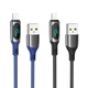 Кабель Hoco Lightning Extreme charging data cable S51 |1.2m, 2.4A| blue - зображення 3