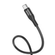 Кабель Hoco Type-C Creator silicone charging data cable X72 |1m, 3A| black - изображение 4