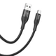 Кабель Hoco Type-C Creator silicone charging data cable X72 |1m, 3A| black - изображение 2