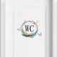 Наклейка на туалетні двері WC Butterfly - зображення 4