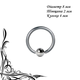 Кільце для пірсингу хард 8х2х4мм Сталь 316L Mr.Piercing - изображение 2