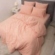 Постельное белье евро Viluta Сатин Wash-51-E 220х200 см светло-персиковое - изображение 8