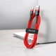 Кабель Micro USB BASEUS cafule |2.4A, 1M| (CAMKLF-B09) red - изображение 3