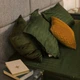 Постільна білизна євро Tiare Страйп сатин 81-E 220х200 см смарагдова - зображення 7