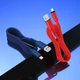 Кабель Hoco Lightning Victory charging data cable X59 |1m, 2.4A| black - зображення 3