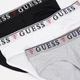 Трусы слипы мужские хлопковые Guess U97G00-KCD31-F017 S Черно-белые (7626101872112) - изображение 7