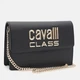 Сумка крос-боді через плече жіноча зі штучної шкіри маленька Cavalli Class Gemma CCHB00812100 Чорна (4894626255434) - изображение 4