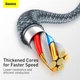 Кабель Baseus Lightning Dynamic Series Fast Charging Data Cable |2m, 2.4A| - изображение 2