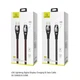 Кабель Usams Lightning Digital Display US-SJ368 U36 |1.2M, 2A| red - зображення 2