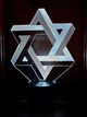 Сменная пластина для 3D светильников "Звезда Давида" 3DTOYSLAMP - изображение 1