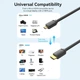 Кабель Vention HDMI M - mini M 1.5м V2.0 4K 60Гц 18Gbps HDR Dolby Black (AGIBG) - зображення 6