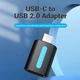 Перехідник Vention USB 2.0 Type-C до USB AF OTG PVC Black (CDTB0) - зображення 4