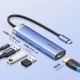 Док-станція USB3.1 Type-C --> HDMI 4K30Hz/USB 3.0x3/PD 100W Blue Aluminum Alloy Hub 5-in-1 Vention - зображення 5
