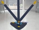 Швабра з автоматичним віджиманням Cleaners Mop 360° для миття вікон, стін, дзеркал, підлог з мікрофіброю Синя - зображення 10