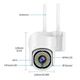 Уличная камера видеонаблюдения WIFI IP UTM PTZ 4Мп-IP66 с удалённым просмотром + Карта памяти 32Гб - изображение 2