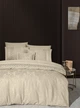 Комплект постельного белья First Choice Vip Satin Moonlight 200x220 Buhara Cappucino - изображение 1