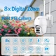 Вулична камера відеоспостереження з 2 об'єктивами WIFI B-Sonic PTZ 2Mп, APP, IP66, нічна зйомка, інтерком, 8х Zoom+Карта пам'яті 64Гб - зображення 10