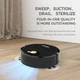 Робот пылесос аккумуляторный ASD 6V Sweeping Robot для сухой уборки, мощный, автоматический Черный - изображение 7