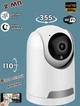 Бездротова камера відеоспостереження Wi-Fi Smart Full HD 2Мп, поворотна-PTZ з керуванням смартфоном - зображення 1