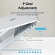 Підставка для ноутбука Vention Laptop X-type Stand ABS до 17.3'' 83-170мм White (KDNW0) - зображення 7