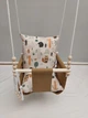 Дитяча гойдалка Happy Vita Craft лисички їжачки коричнева - зображення 1