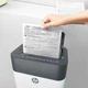 Уничтожитель документов шредер HP OneShred Auto 100CC A4 80g х 9 листів 4.3x12 17л White (2818) - изображение 8