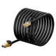 Кабель Baseus high Speed Seven types of RJ45 10gigabit network cable (round cable) |10m| black - зображення 3