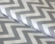 Простирадло на резинці в дитяче ліжечко 60х120 GREY ZIGZAG - зображення 7