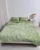 Постільна білизна плюшева полуторна Dushka Home 20731 160х215 см фісташкова - зображення 1