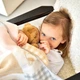 Плед детский 90х120 см хлопок PAPAELLA натуральный хлопок теплый нежный в кроватку коляску котенок - изображение 4