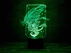 Сменная пластина для 3D ламп "Морской конек" 3DTOYSLAMP - изображение 1