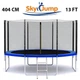 Батут с сеткой и лестницей Sky Jump 404 см (13ft-SkyJump) - изображение 2