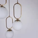 Люстра подвесная с шарами на 3 плафона Е27 Sneha (996149152/3 GOLD) - изображение 3