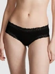 Женские трусики Victoria's Secret (146987562342) WINK LACE-TRIM CHEEKY XS черные - изображение 1