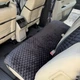 Захисна накидка на заднє сидіння автомобіля з алькантари Lux Великі чорні стільники - зображення 2